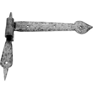 Langband mit Kloben 25 cm - aus verzinktem Eisen - 2er Set | handgeschmiedet nach historischen Vorlagen